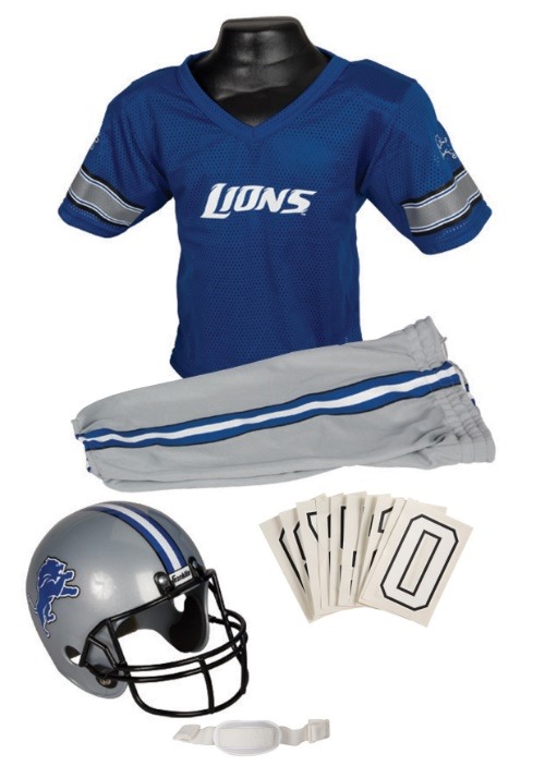 NFL Lions Uniform Kid's Costume