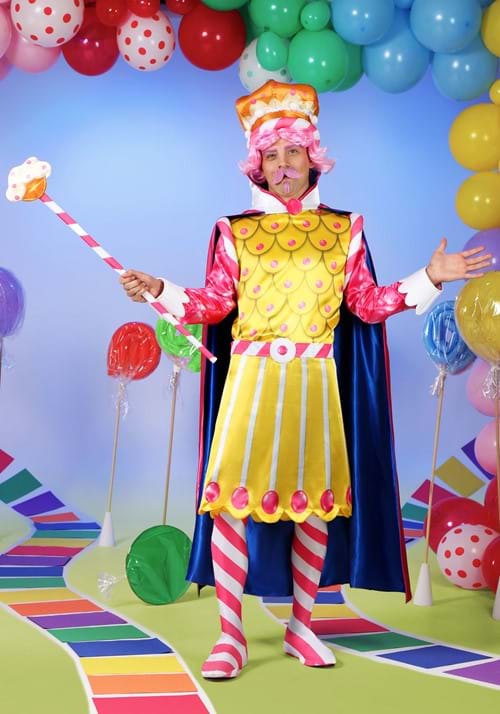 Men's King Kandy Candy Land Costume