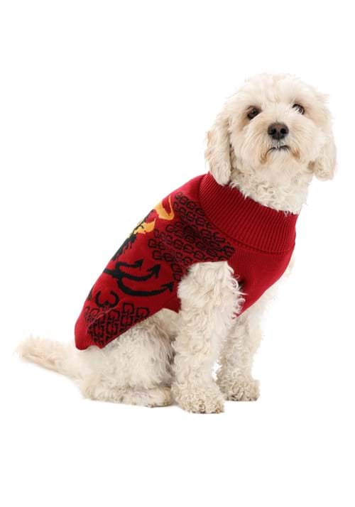 Red Krampus Pet Holiday Sweater