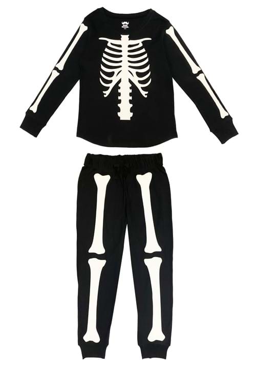 Women's Skeleton 2 Piece Jogger Sleep Set