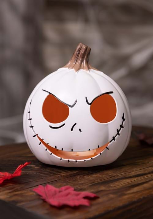 6-Inch Jack Skellington Light Up Pumpkin Decoration 3 6-Inch Jack Skellington Light Up Pumpkin Decoration