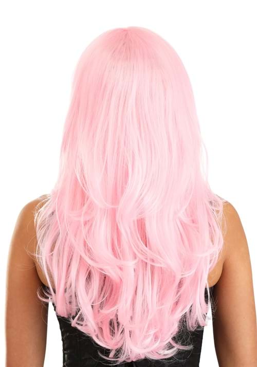Light Pink Full Wavy Women's Costume Wig