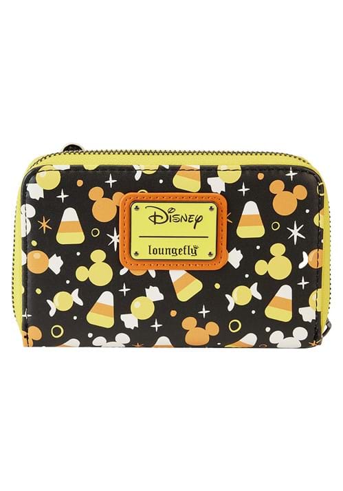 Mickey and Friends Candy Corn Zip Around Wallet by Loungefly