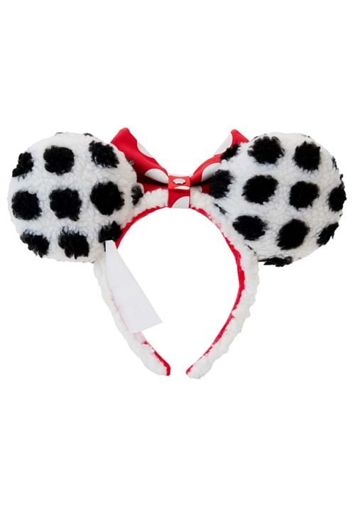Loungefly Minnie Rocks the Dots Sherpa Headband