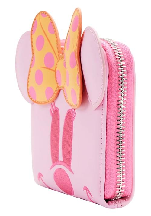 Loungefly Disney Pastel Ghost Minnie Glow In The Dark Wallet
