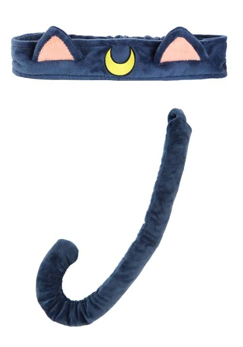 Sailor Moon Luna Headband & Tail Costume Kit for Adults