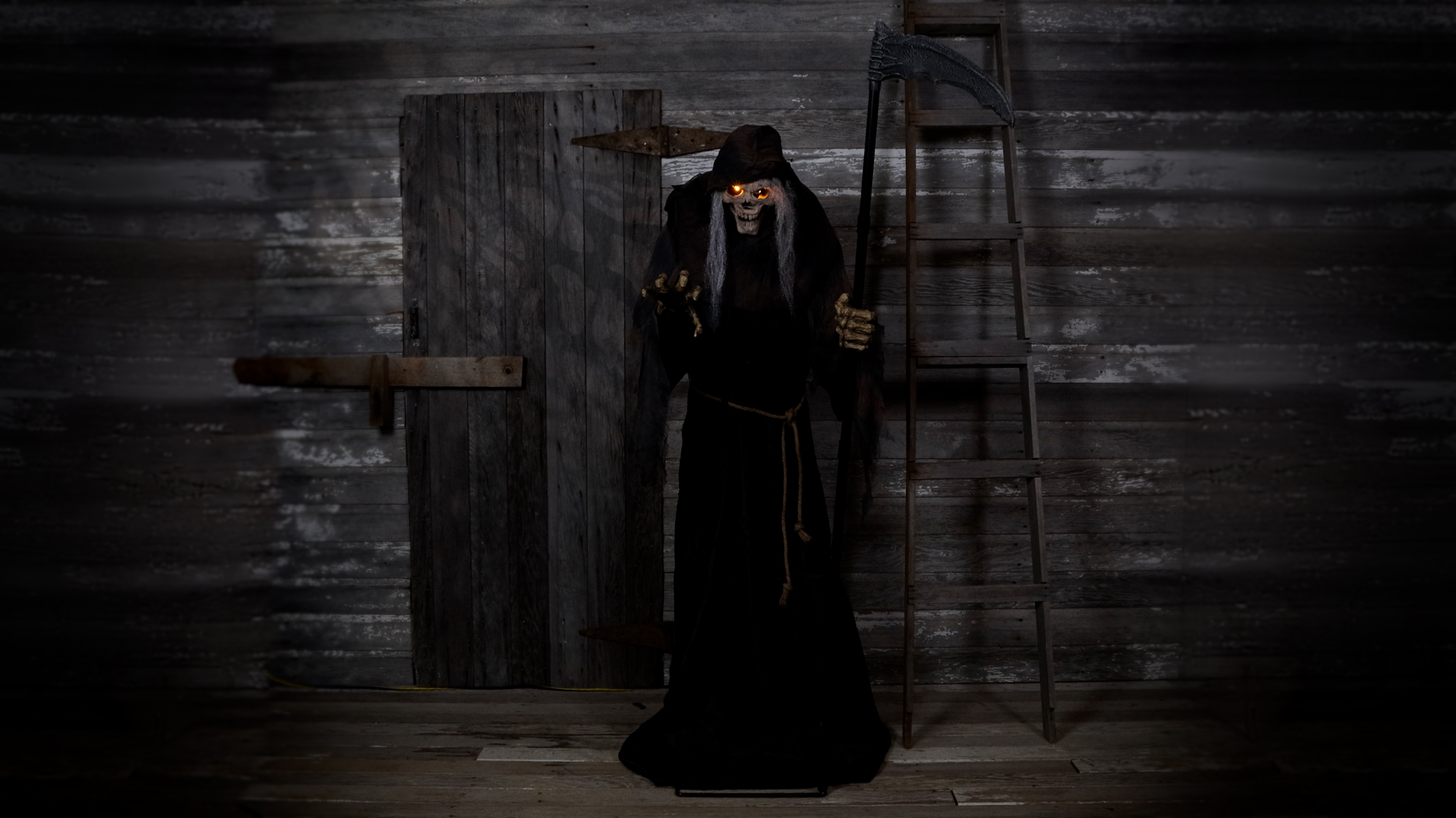 6 Foot Lunging Reaper Animated Seasonal Visions Decoration