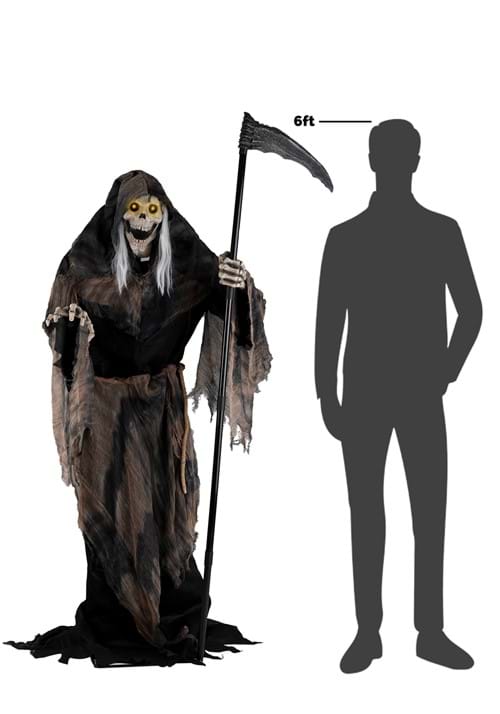 6 Foot Lunging Reaper Animated Seasonal Visions Decoration