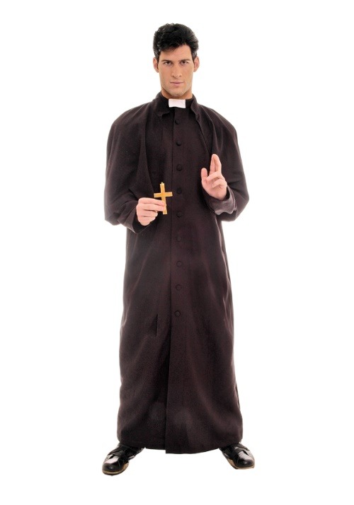 Deluxe Men's Priest Costume