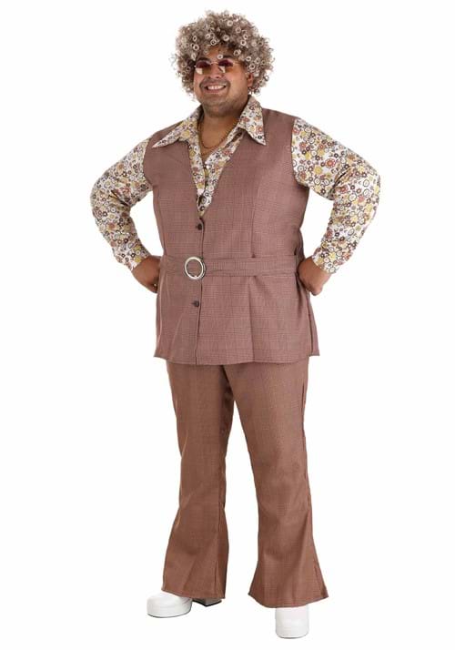 Plus Size '70s Vest Men's Costume