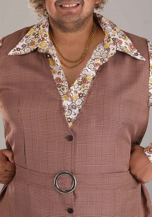 Plus Size '70s Vest Men's Costume