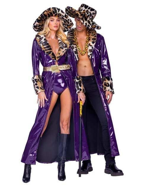 2 Piece King Pimp Costume for Men