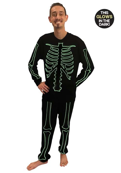 Men's Skeleton 2 Piece Jogger Sleep Set