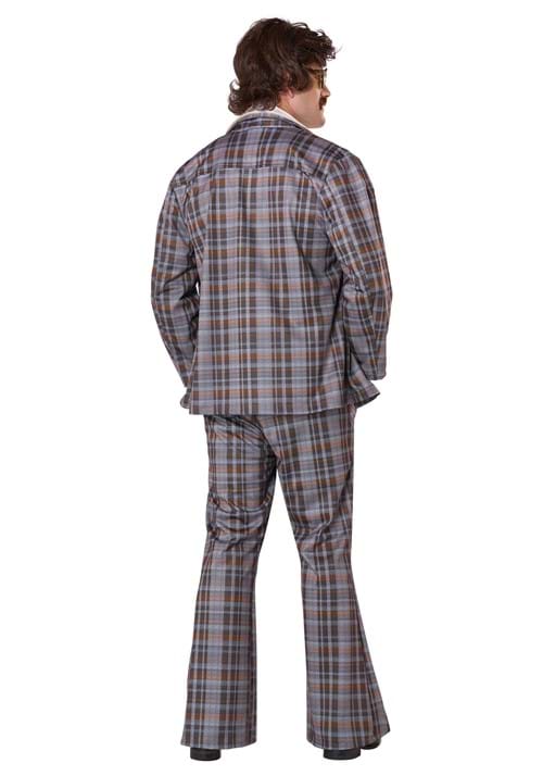 Men's 3 Piece 70's Plaid Leisure Suit Costume