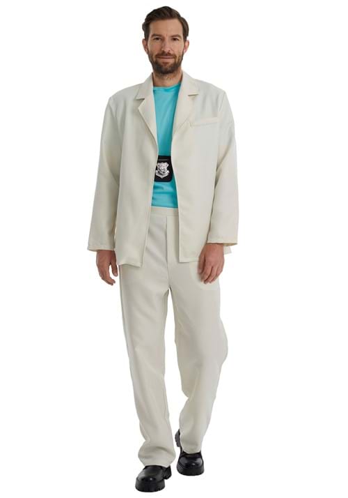 80's White Miami Cop Men's Costume Suit