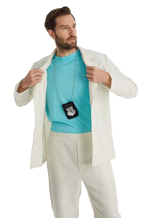 80's White Miami Cop Men's Costume Suit