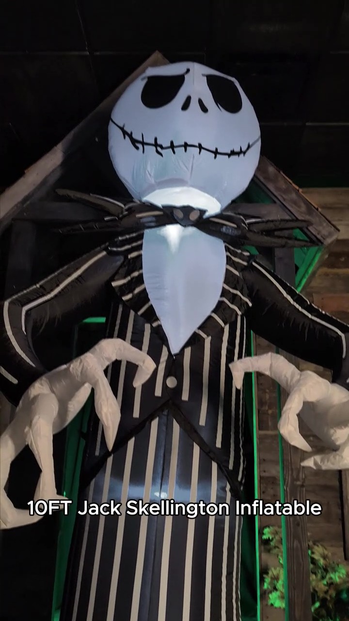 10FT Inflatable Disney Nightmare Before Christmas Jack Skellington Decoration