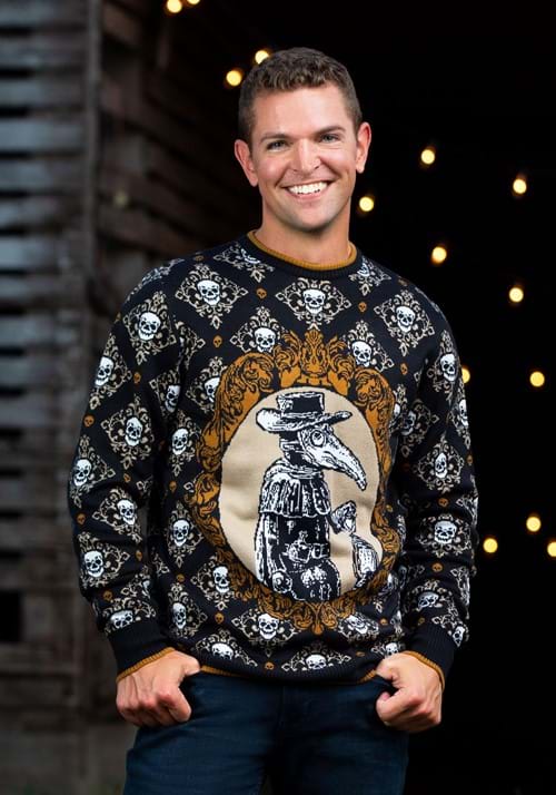 Plague Doctor Adult Halloween Sweater 3 Plague Doctor Adult Halloween Sweater