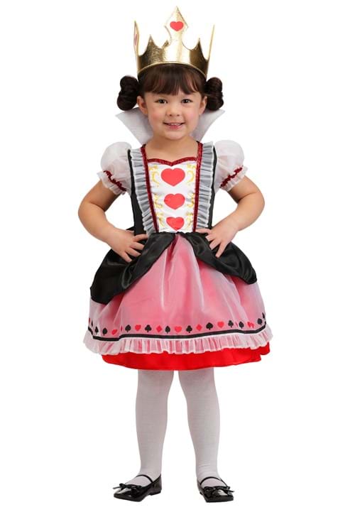 Girl's Classic Toddler Queen of Hearts Costume