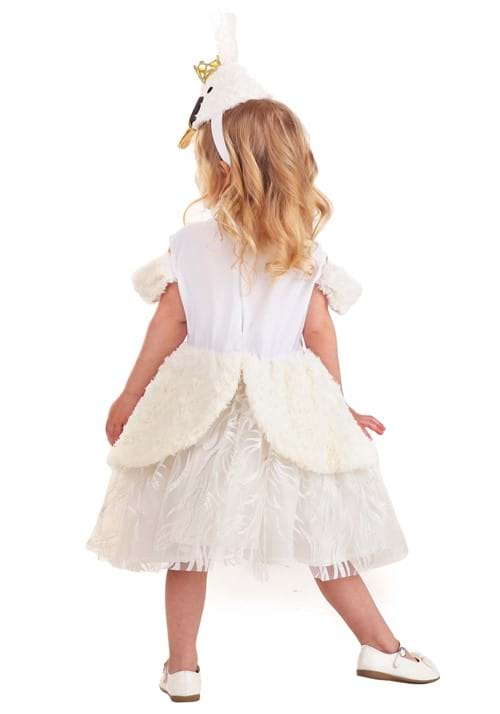 Girl's Deluxe Swan Toddler Costume Dress